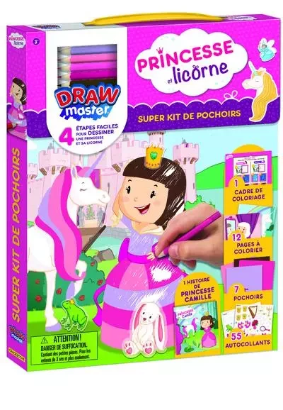 Drawmaster Princesse et Licorne - Anne Paradis - Groupe ADP