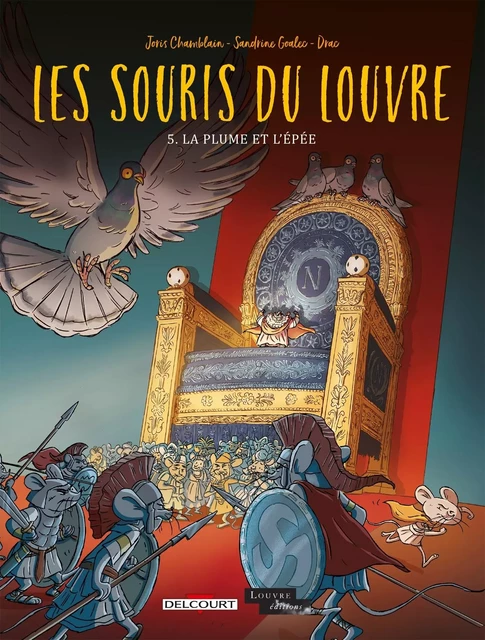 Les Souris du Louvre T05 -  - DELCOURT