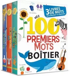 Boitier - Mes 100 premiers mots - 3 livres de mots