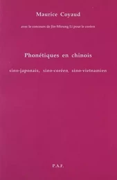 Phonétiques en chinois - sino-japonais, sino-coréen, sino-vietnamien