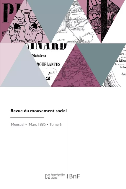 Revue du mouvement social - Stanilas Limousin - HACHETTE BNF