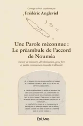 Une parole méconnue : le préambule de l'accord de nouméa