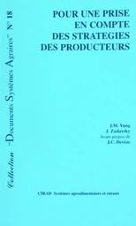 Pour une prise en compte des stratégies des producteurs N°18