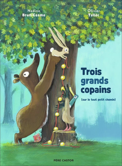 Trois grands copains - Nadine Brun-Cosme, Olivier Tallec - PERE CASTOR