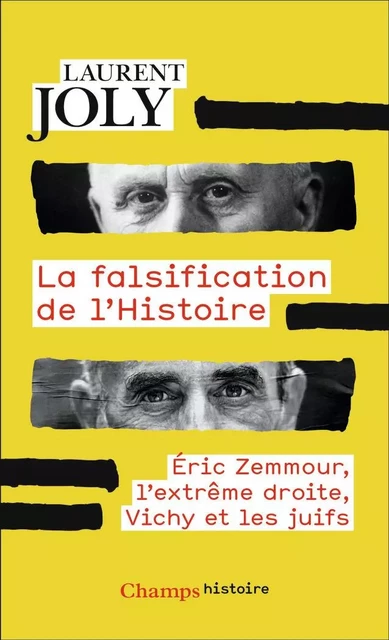 La falsification de l'Histoire - Laurent Joly - FLAMMARION