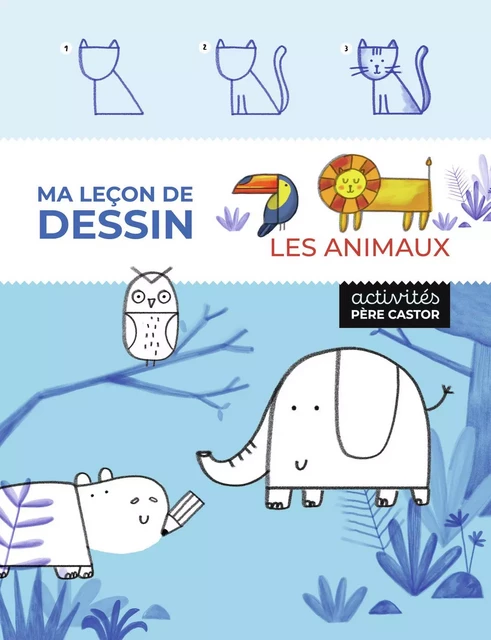 Ma leçon de dessin - Les animaux - Joana Jesus - PERE CASTOR