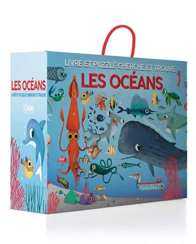 Les Océans - Livre et puzzle cherche et trouve - Carolina Grosa - Edizioni White Star