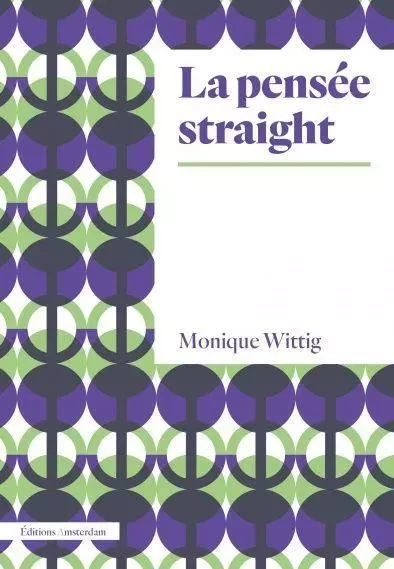 La Pensee straight - Monique Wittig - Amsterdam