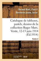 Catalogue de tableaux, pastels, dessins, aquarelles par Aman-Jean, Anquetin, Besnard