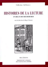 Histoire de la lecture. Un bilan des recherches