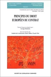 PRINCIPES DU DROIT EUROPÉEN DU CONTRAT