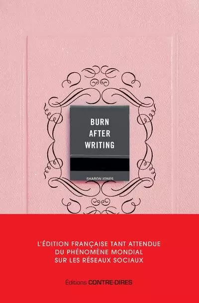 Burn after writing - L'édition française officielle - Sharon Jones - Tredaniel