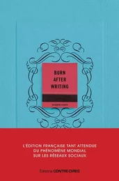 Burn after writing (Bleu) - L'édition française officielle