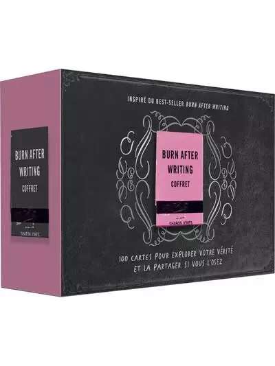 Burn after writing (coffret) - L'édition française officielle - Sharon Jones - Tredaniel