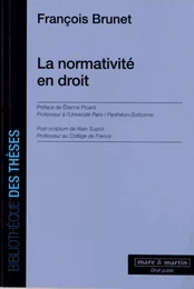 La normativité en droit