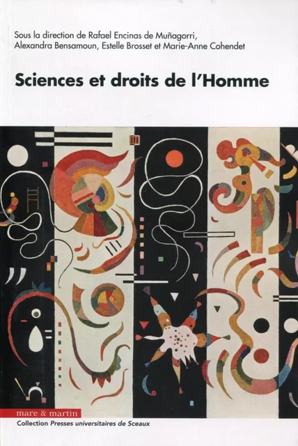 Sciences et droits de l'Homme - Rafael Munagorri, Marie-Anne Cohendet, Estelle Brosset, Alexandra Bensamoun - MARE MARTIN