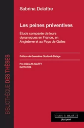 Les peines préventives