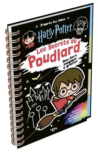 Harry Potter - Mon livre à gratter # Les secrets de Poudlard (nouvelle édition) -  Collectif - edi8