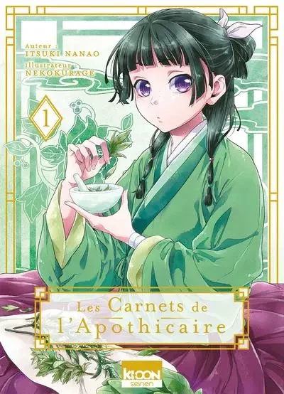 Les Carnets de l'apothicaire T01 - Natsu Hyuuga, Itsuki Nanao - AC média