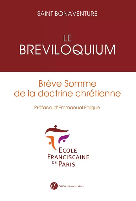 Le breviloquium - saint Bonaventure - FRANCISCAINES