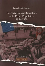 Le parti radical-socialiste et le front populaire, 1934-1938