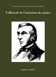 L'efficacité de l'exécution des peines