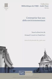 L'entreprise face aux défis environnementaux