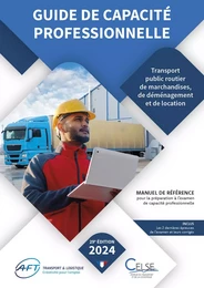 Guide de capacité professionnelle - Transport public routier de marchandises