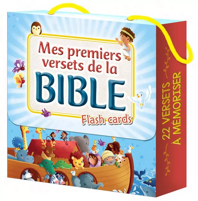 Mes premiers versets de la Bible - flash cards -  Sandrine Lamour (illus) - LECTURE BIBLE F