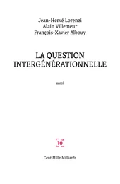 La question intergénérationnelle