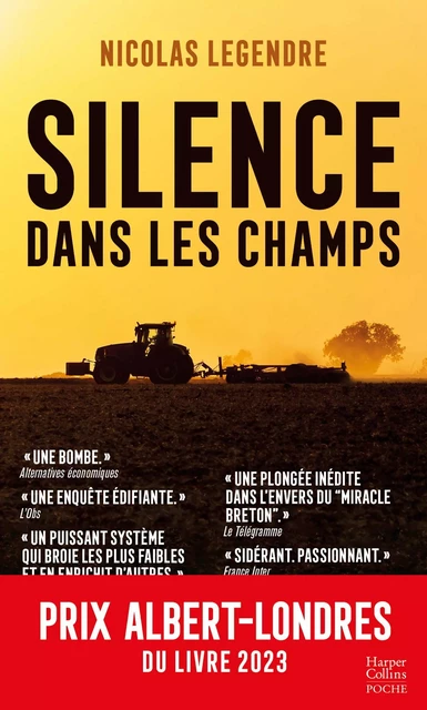 Silence dans les champs - Nicolas Legendre - HARPERCOLLINS