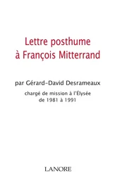 Lettre posthume à Francois Mitterand