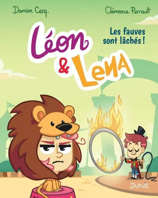 Léon et Lena - Tome 2 - Les fauves sont lâchés ! -  Cerq. Damien - EDITIONS DUPUIS