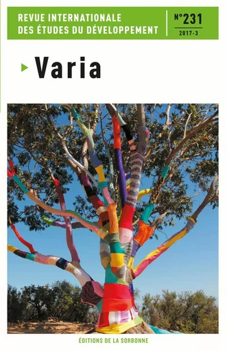 Varia -  Collectif - ED SORBONNE