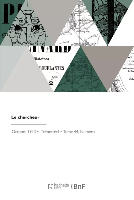 Le chercheur - F. Chanteaud - HACHETTE BNF