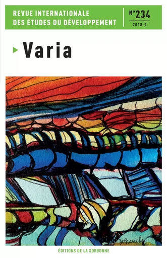 Varia -  Collectif - ED SORBONNE