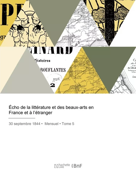 Écho de la littérature et des beaux-arts en France et à l'étranger - Adrien Lavalette - HACHETTE BNF