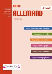 Mémo allemand A1-A2 (collège)