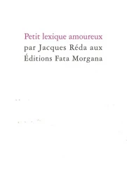 Petit lexique amoureux