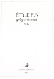 Études grégoriennes 2017