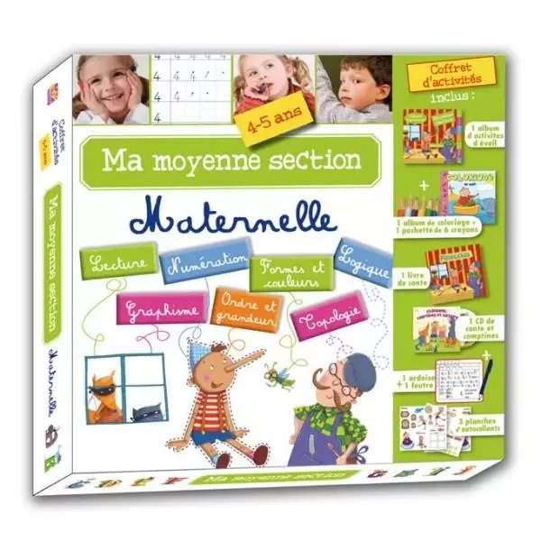 COFFRET MA MOYENNE SECTION MATERNELLE -  - FORMULETTE