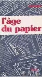 L'âge du papier