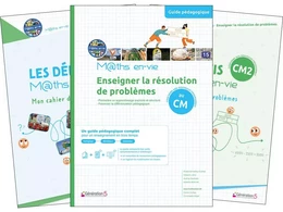 Enseigner la résolution de problèmes au CM - Maths en-vie (Guide pédagogique + cahiers CM1 et CM2)