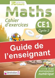 Guide de l'enseignant cahier iParcours maths CE1 (2023)