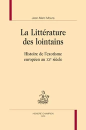 La littérature des lointains