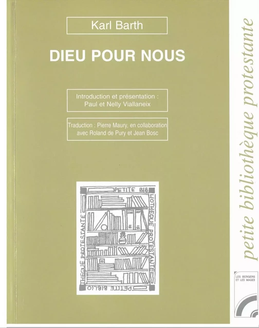 Dieu pour nous - Karl Barth - BERGERS MAGES