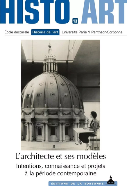 L'architecte et ses modèles - Jean-Philippe Garric - ED SORBONNE