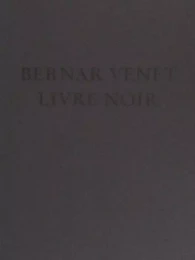 Bernard Venet - Livre noir