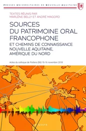 SOURCES DU PATRIMOINE ORAL FRANCOPHONE