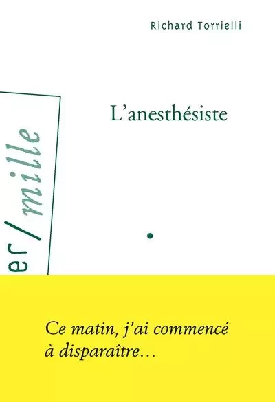 L'Anesthésiste - Richard Torrielli - Arlea